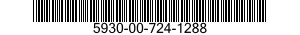 5930-00-724-1288  5930007241288 007241288
