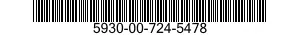 5930-00-724-5478  5930007245478 007245478