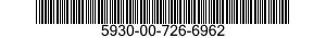 5930-00-726-6962  5930007266962 007266962