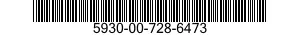 5930-00-728-6473 SWITCH,PUSH 5930007286473 007286473