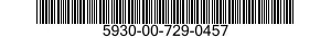 5930-00-729-0457 SWITCH,ROTARY 5930007290457 007290457