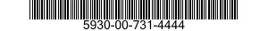 5930-00-731-4444 SWITCH 5930007314444 007314444