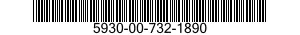 5930-00-732-1890 SWITCH,ROTARY 5930007321890 007321890