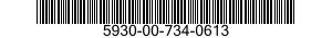 5930-00-734-0613  5930007340613 007340613