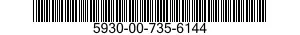 5930-00-735-6144 SWITCH,SENSITIVE 5930007356144 007356144
