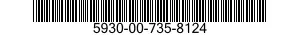 5930-00-735-8124  5930007358124 007358124