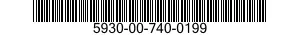 5930-00-740-0199  5930007400199 007400199