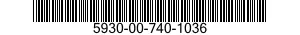 5930-00-740-1036 SWITCH,PISTON 5930007401036 007401036