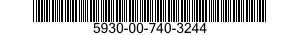 5930-00-740-3244  5930007403244 007403244