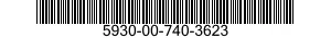 5930-00-740-3623  5930007403623 007403623