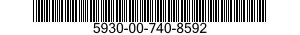 5930-00-740-8592  5930007408592 007408592