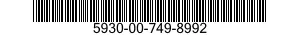 5930-00-749-8992  5930007498992 007498992