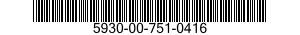 5930-00-751-0416  5930007510416 007510416