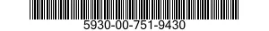 5930-00-751-9430  5930007519430 007519430