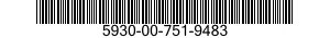 5930-00-751-9483 SWITCH,ROTARY 5930007519483 007519483
