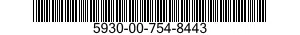 5930-00-754-8443  5930007548443 007548443