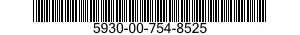 5930-00-754-8525  5930007548525 007548525