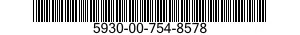 5930-00-754-8578 SWITCH,ROTARY 5930007548578 007548578