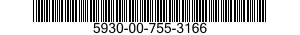 5930-00-755-3166  5930007553166 007553166
