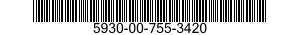 5930-00-755-3420  5930007553420 007553420