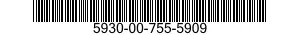 5930-00-755-5909  5930007555909 007555909