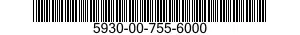 5930-00-755-6000  5930007556000 007556000