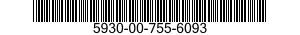 5930-00-755-6093  5930007556093 007556093