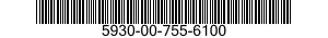 5930-00-755-6100  5930007556100 007556100
