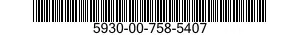 5930-00-758-5407  5930007585407 007585407
