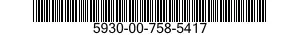 5930-00-758-5417 SWITCH,REED 5930007585417 007585417