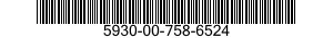 5930-00-758-6524  5930007586524 007586524