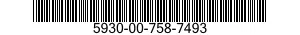 5930-00-758-7493 SWITCH ASSEMBLY 5930007587493 007587493
