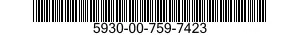 5930-00-759-7423  5930007597423 007597423