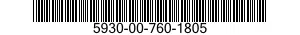 5930-00-760-1805  5930007601805 007601805