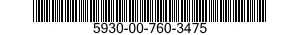 5930-00-760-3475  5930007603475 007603475