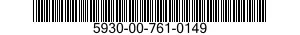 5930-00-761-0149  5930007610149 007610149