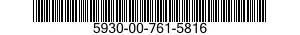 5930-00-761-5816  5930007615816 007615816