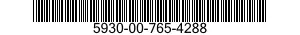 5930-00-765-4288  5930007654288 007654288