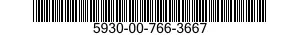 5930-00-766-3667  5930007663667 007663667
