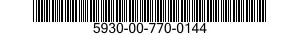 5930-00-770-0144  5930007700144 007700144