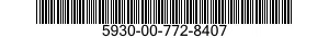 5930-00-772-8407 SWITCH,THERMOSTATIC 5930007728407 007728407