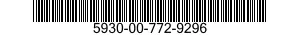5930-00-772-9296 SWITCH,LEVER 5930007729296 007729296
