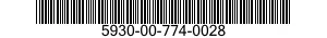 5930-00-774-0028  5930007740028 007740028