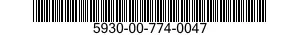 5930-00-774-0047  5930007740047 007740047