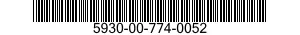 5930-00-774-0052  5930007740052 007740052
