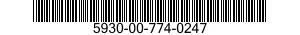 5930-00-774-0247  5930007740247 007740247