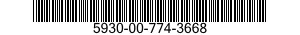 5930-00-774-3668  5930007743668 007743668
