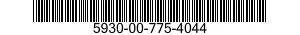 5930-00-775-4044 SWITCH ASSEMBLY 5930007754044 007754044