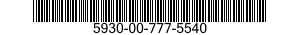 5930-00-777-5540  5930007775540 007775540