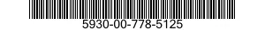 5930-00-778-5125  5930007785125 007785125